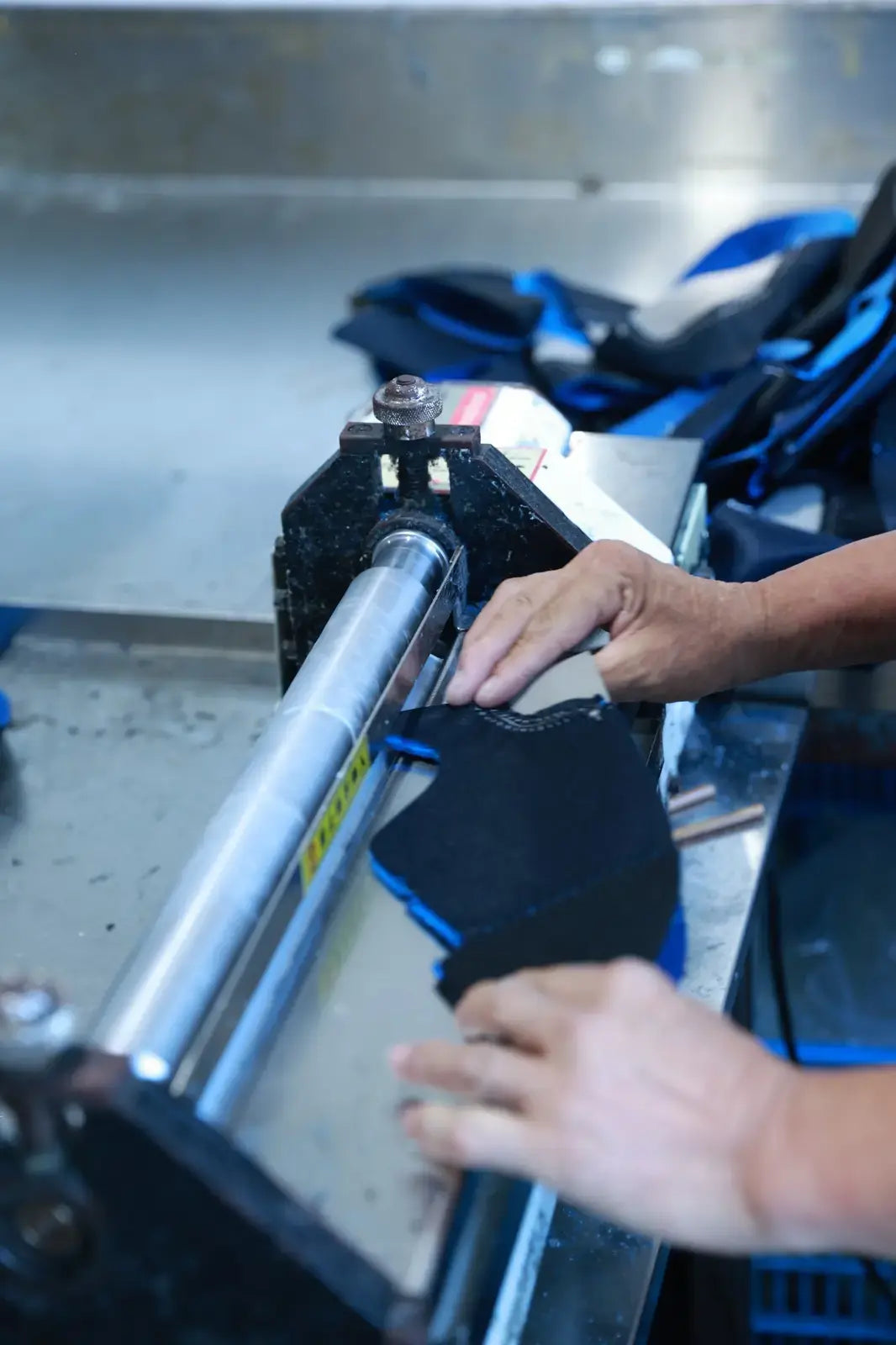 Safety footwear upper component preparation