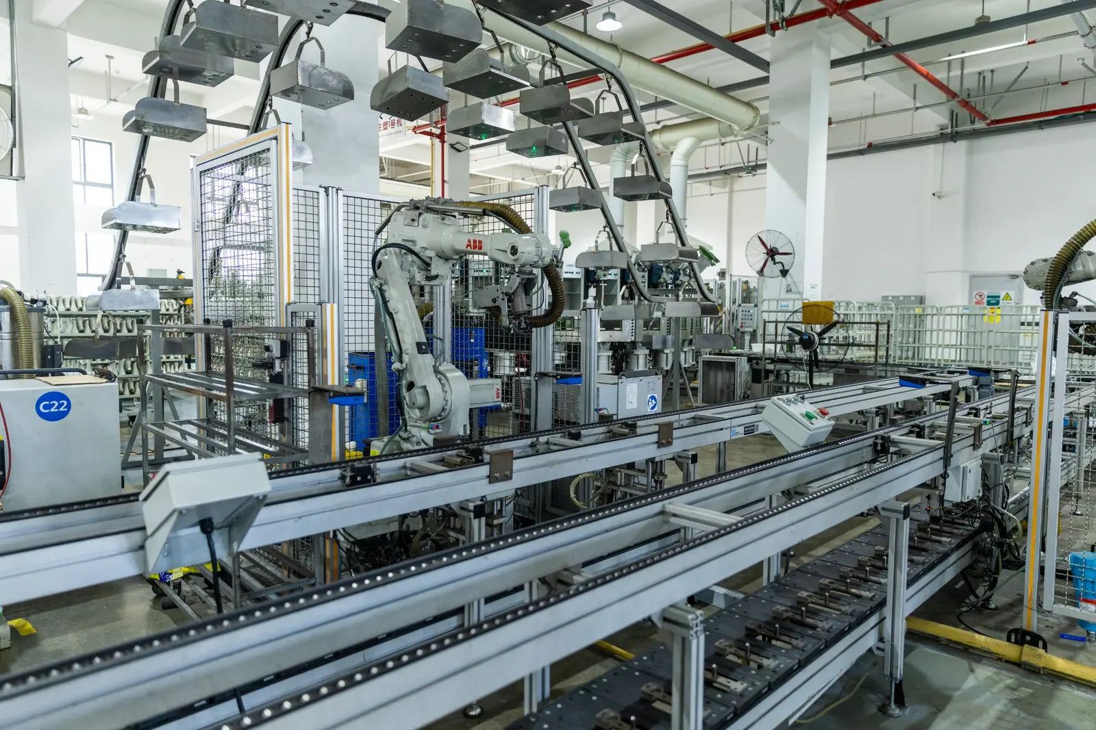 Automated safety footwear production equipment